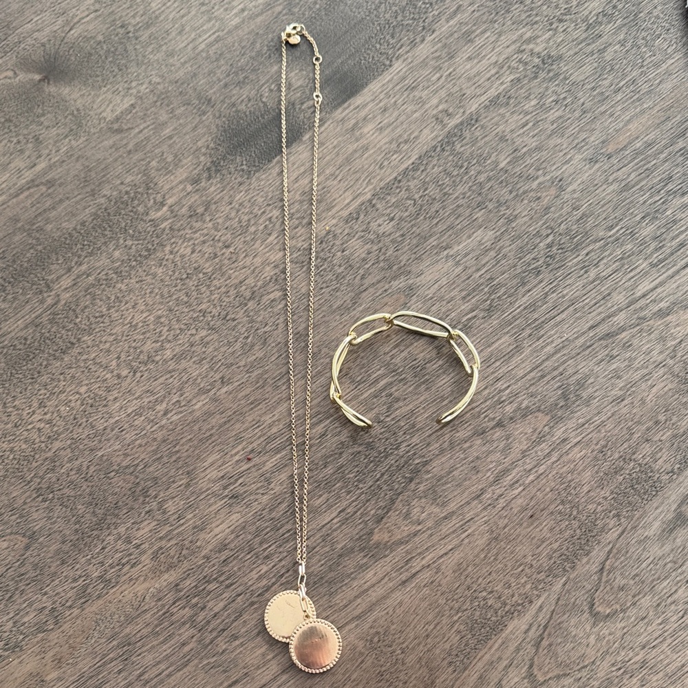 Faux gold jewelry bundle